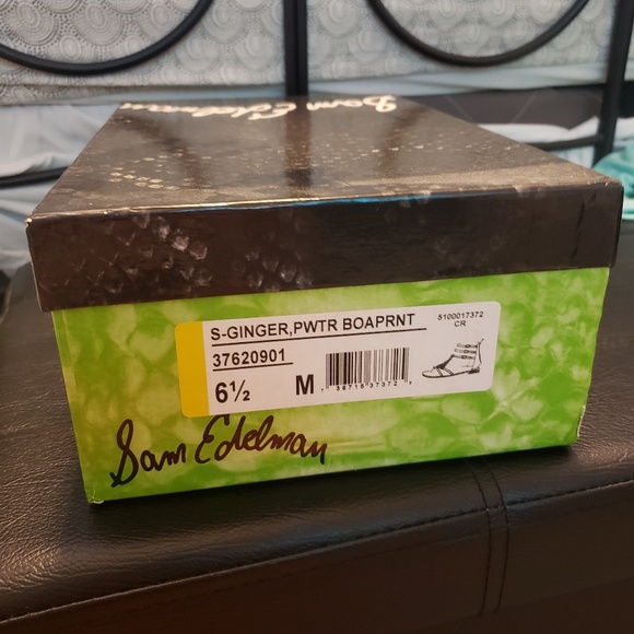 Sam Edelman Ginger Sandal in Pewter - Picture 3 of 3